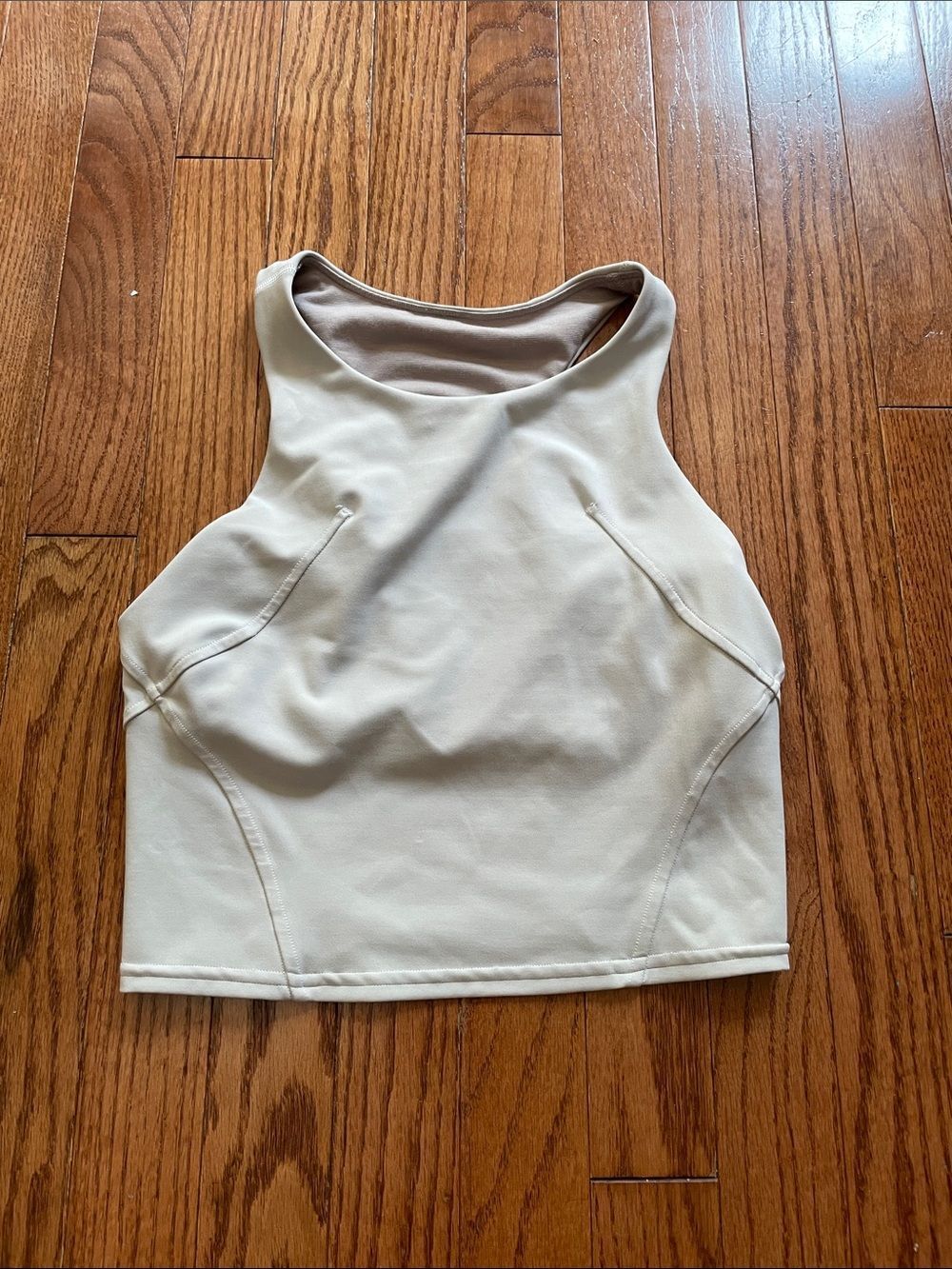 Lululemon Invigorate Train Tank Off White Women’s Sz 4